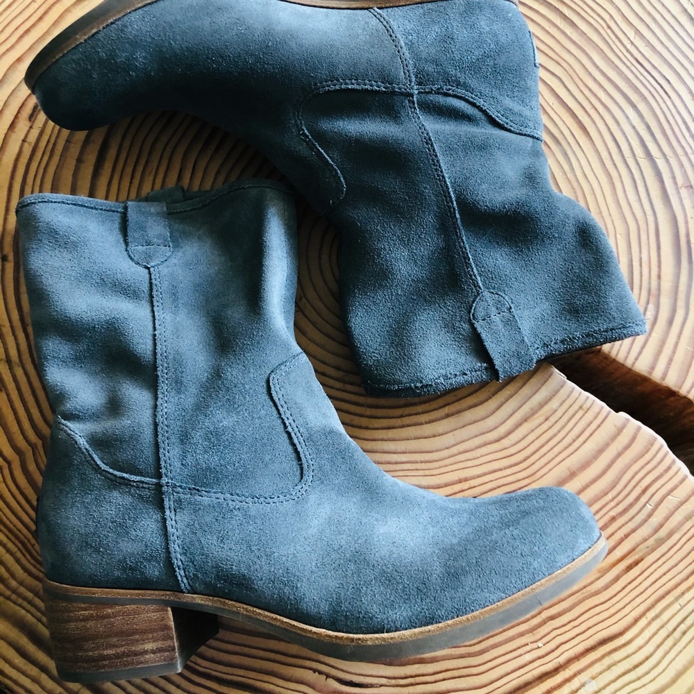 UGG gray suede booties